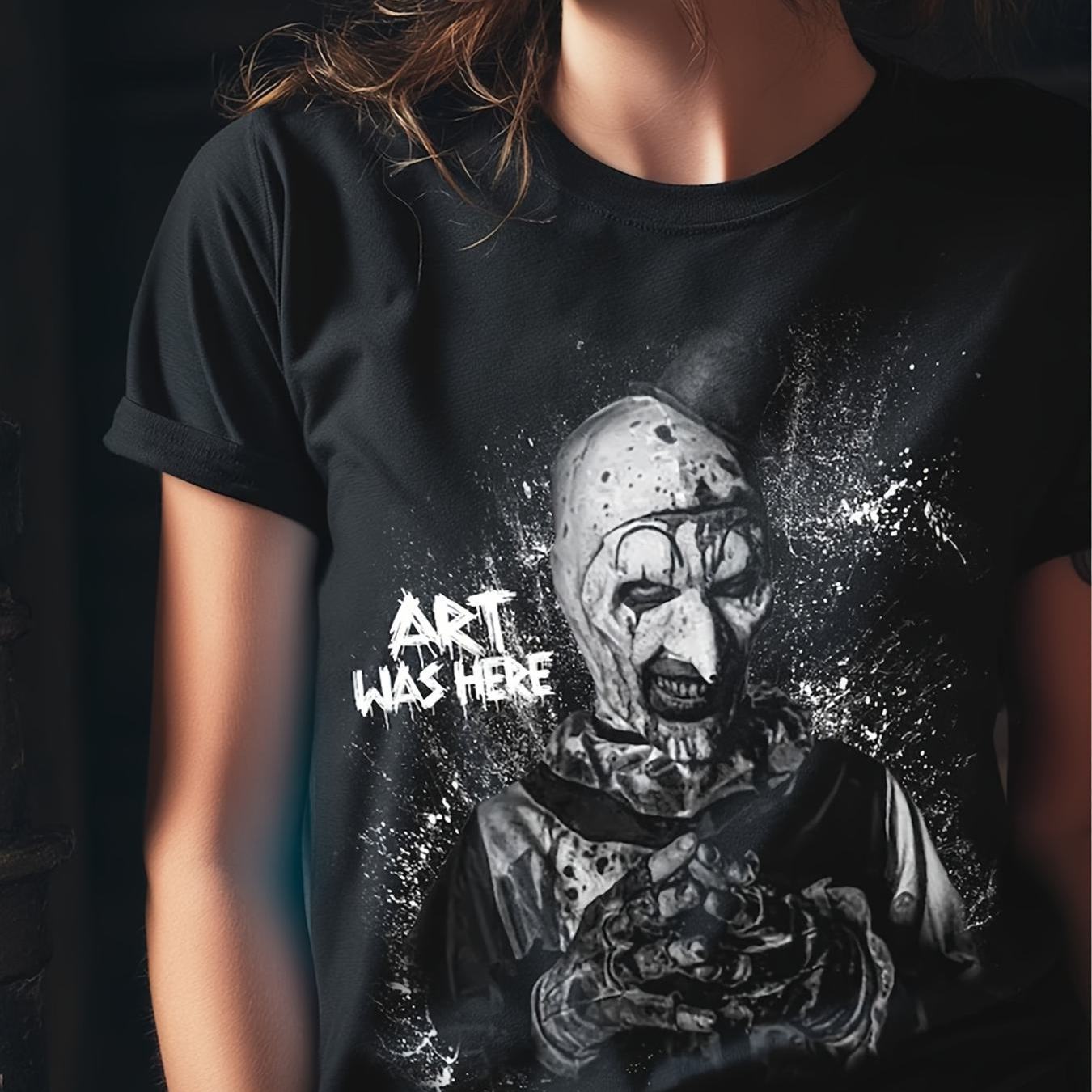 2026 New Style W T Errifier Horrorie Merch Color Shirt Kawaii Men Clothes Anime Casual Crew Neck Stretch Loose Size