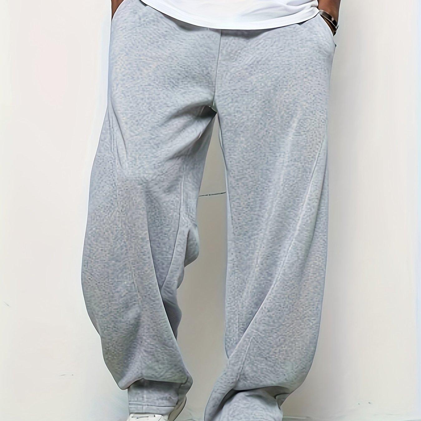 Spring And Autumn Pants For Boys, Casual Trousers, Youth Sports Minimalist Straight-leg Sweatpants, Versatile Single-piece Trousers For Boys, For Outdoor, For Teenager, For Teenager