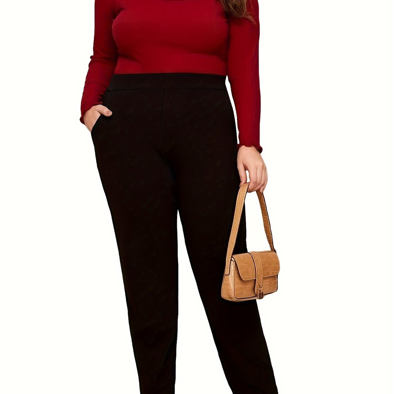 Plus Size, Plus Size Slim Fit Trousers