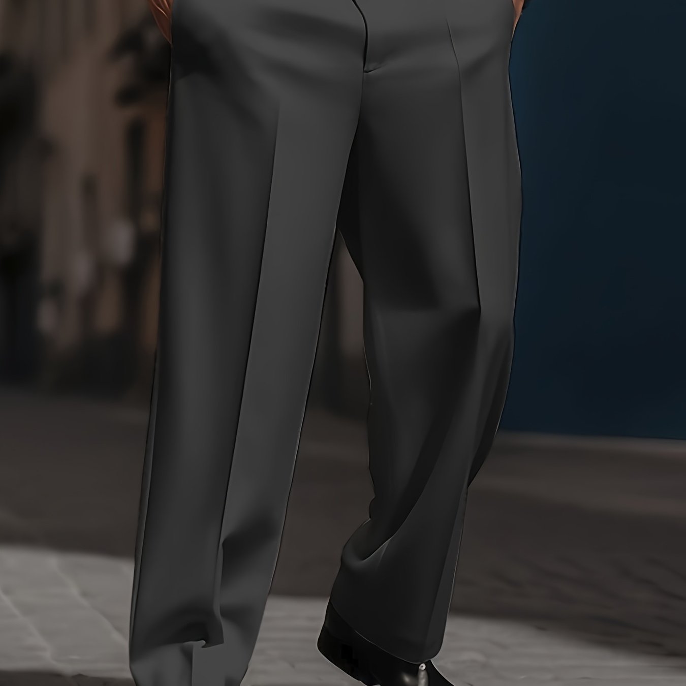 Men' Color Loose Fit Trousers