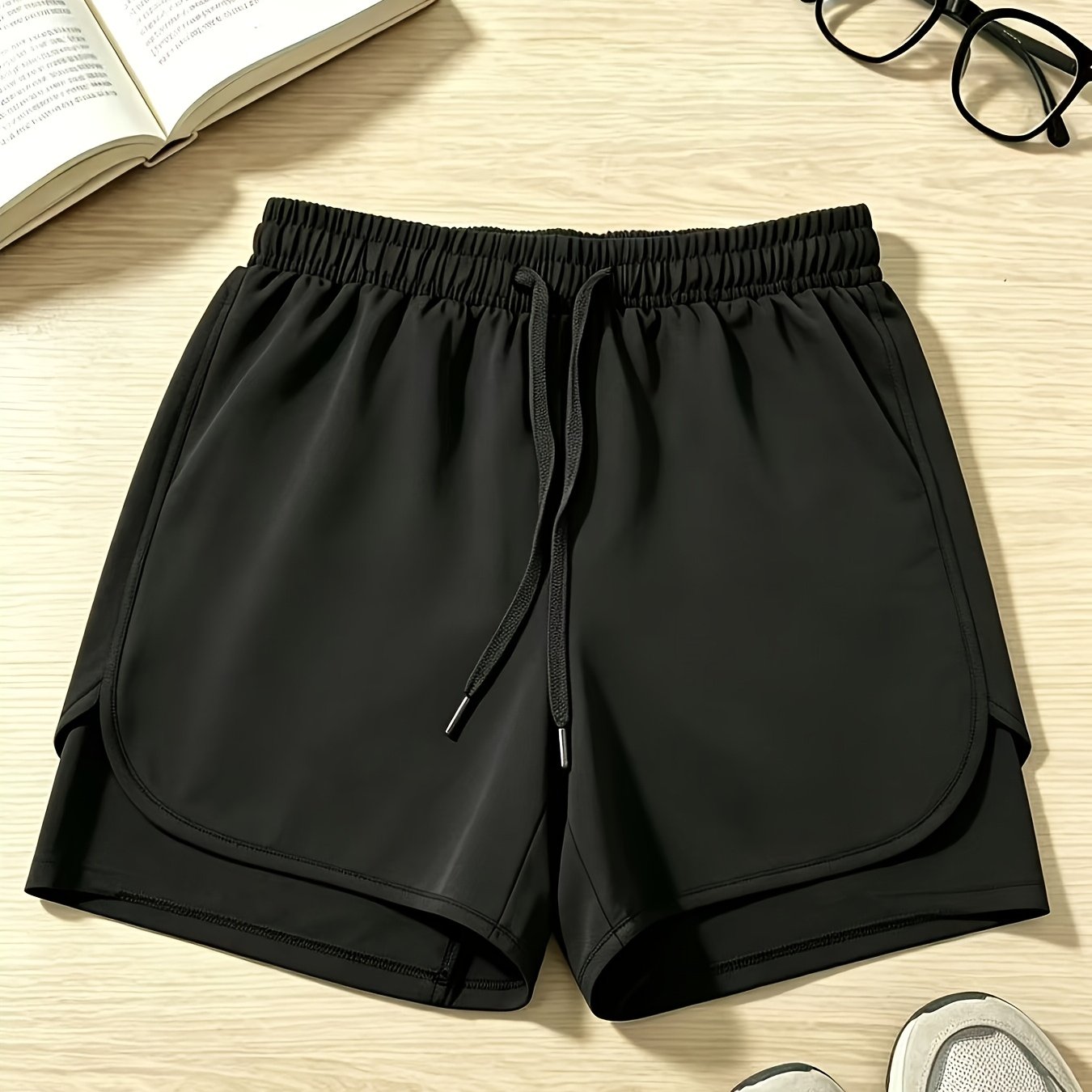 TEMU Summer Casual Sports , Daily Exercise Running, Home Work Fashion Basketball Shorts