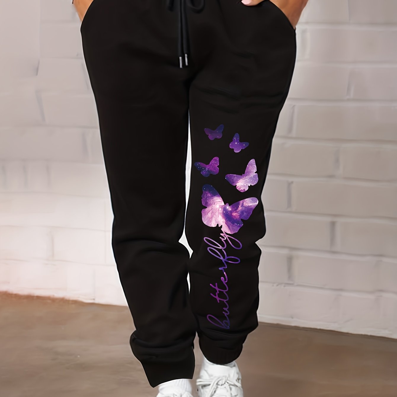 Plus Size - Plus Size - ' Sweatpants Gray Leggings Large Size Loose Fit Spring And Autumn Pants