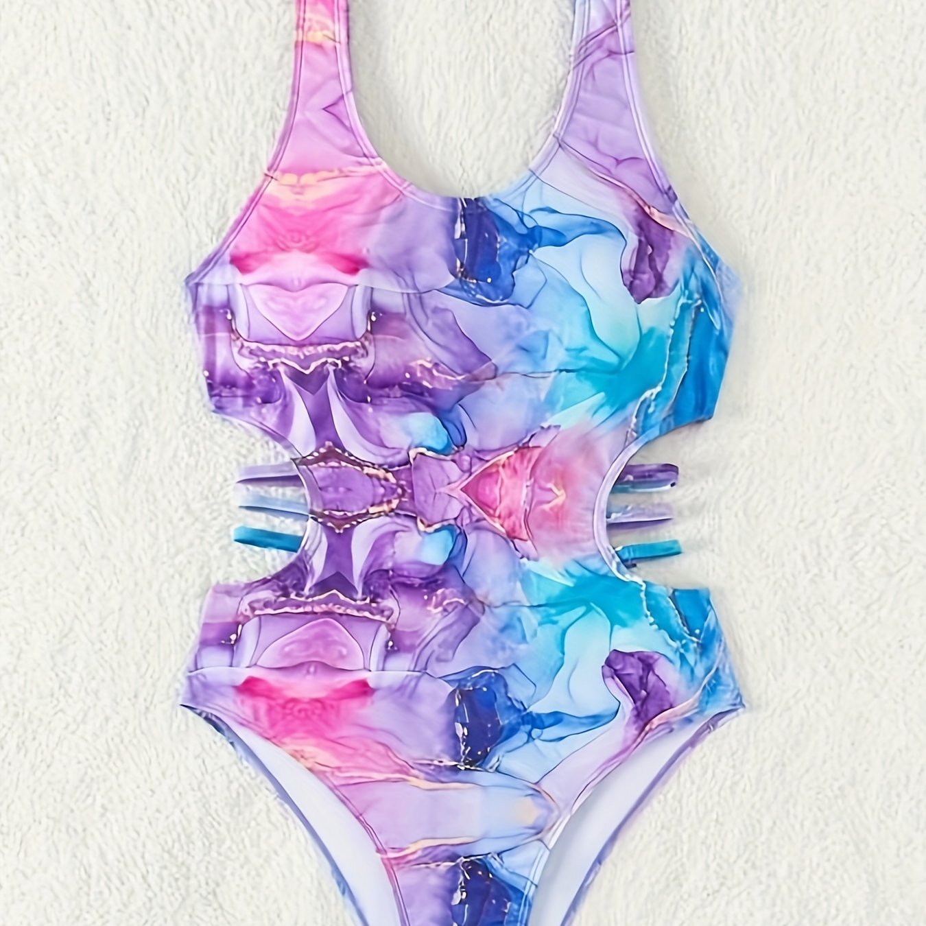 Image of Teen Girl's 1pc Swimsuit, For Teenager