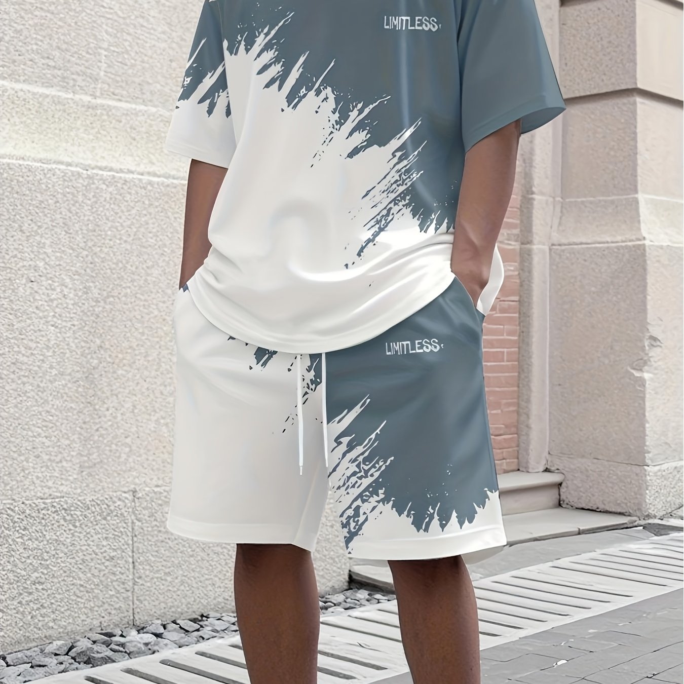 TEMU Une collection d'articles de sport décontractés et élégants pour hommes, avec des et - Fabriqués en tissu tricoté en polyester respirant,