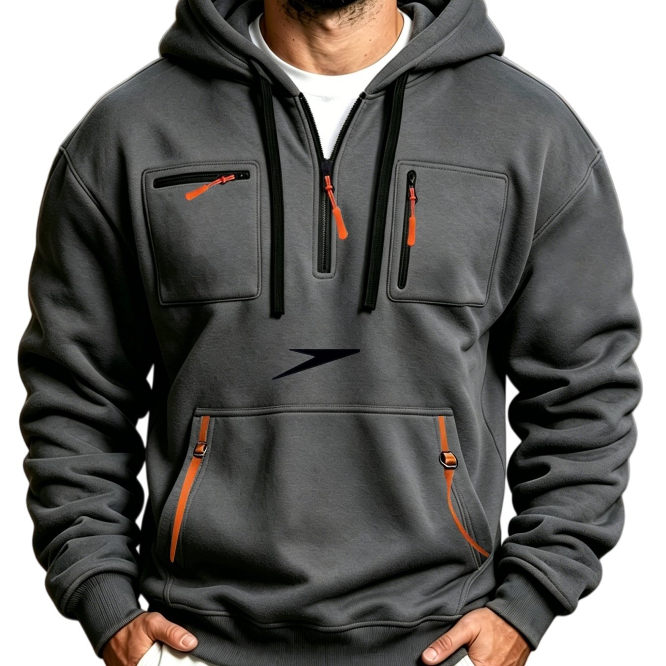 TEMU 2026 Autumn/winter New Streetwear Men's Sweatshirt, Outdoor Sports Sweatshirt, Multi- Men's Casual Printed Novelty Hoodie Winter Clothes For Men