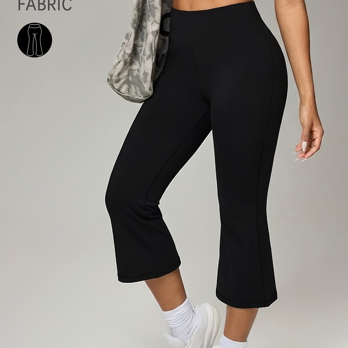 High-waisted Capri Pants For Women, Super Soft Tummy Control Flare Leggings, And Casual Outfit