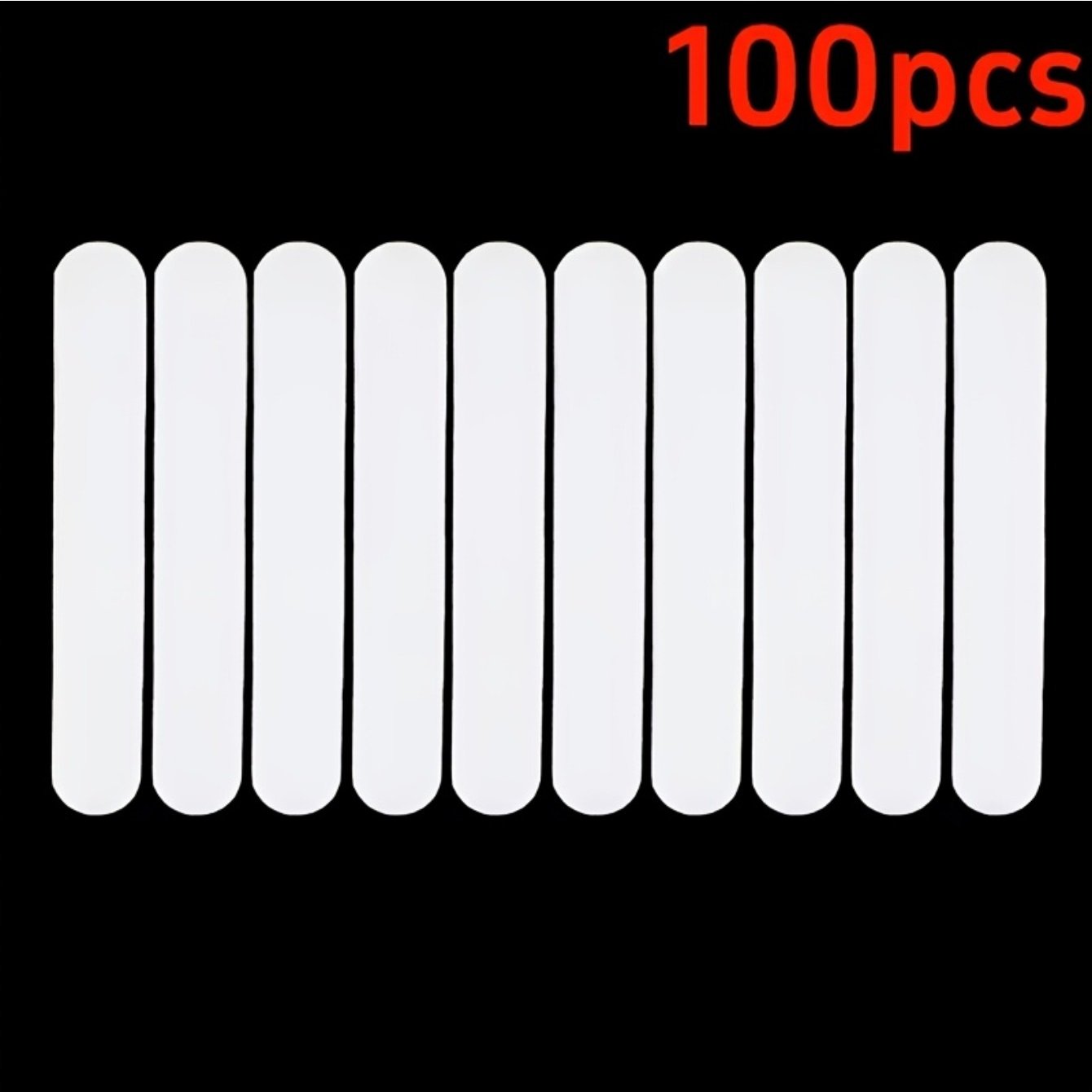TEMU Lot de 50/100 protège-doublures jetables absorbant la transpiration, protection de chapeau contre la saleté, bande de taille, autocollants de