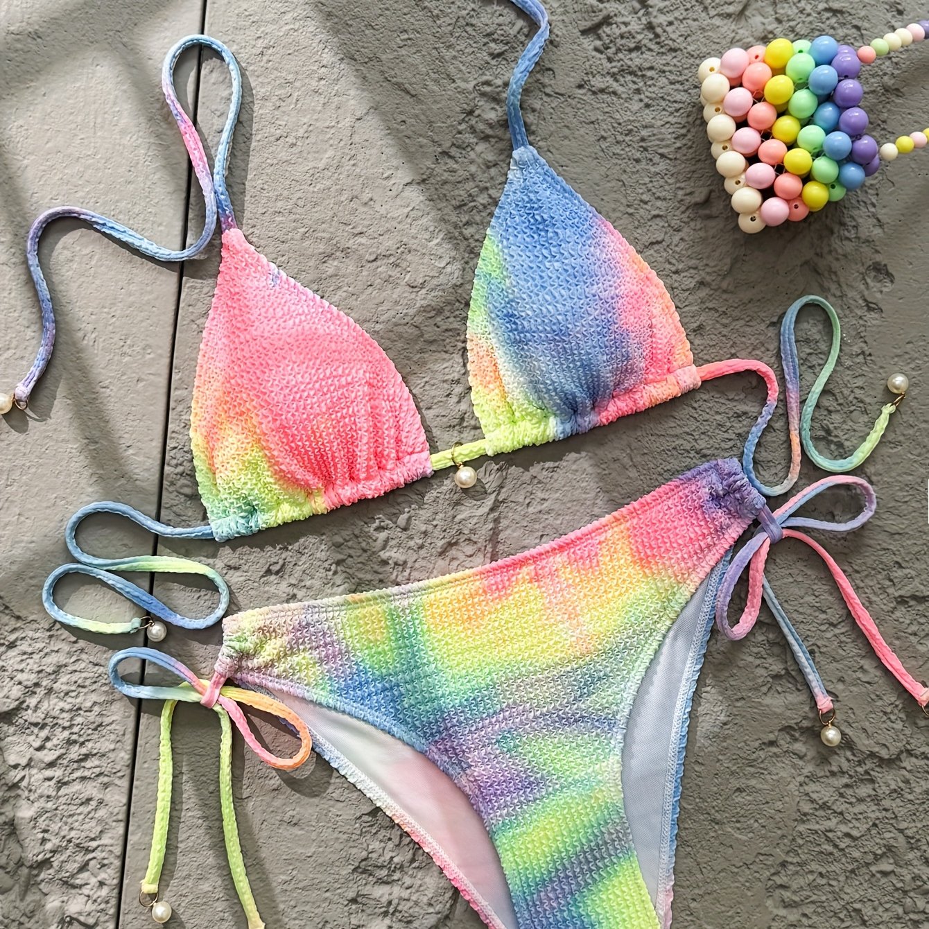 Women's Vacation Fresh Bikini Set