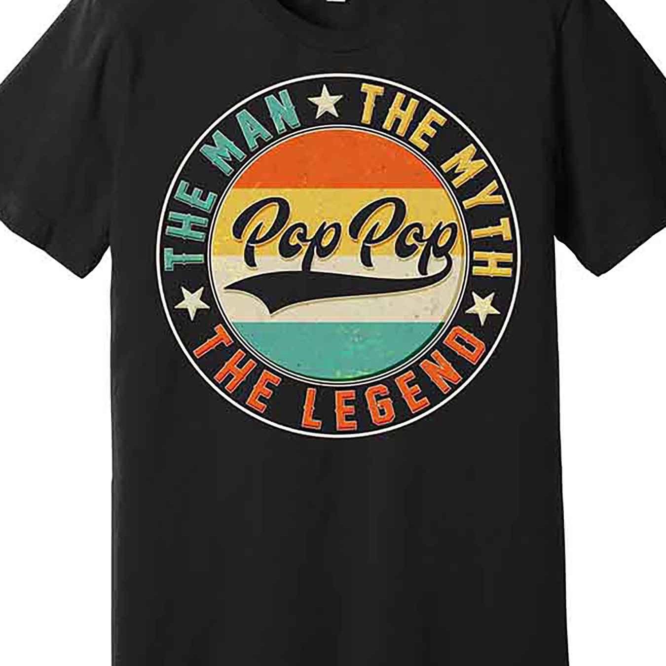 TEMU Men’ "the For Man, The , " Graphic T-shirt - Short Sleeve Tee With Retro Design, Casual &