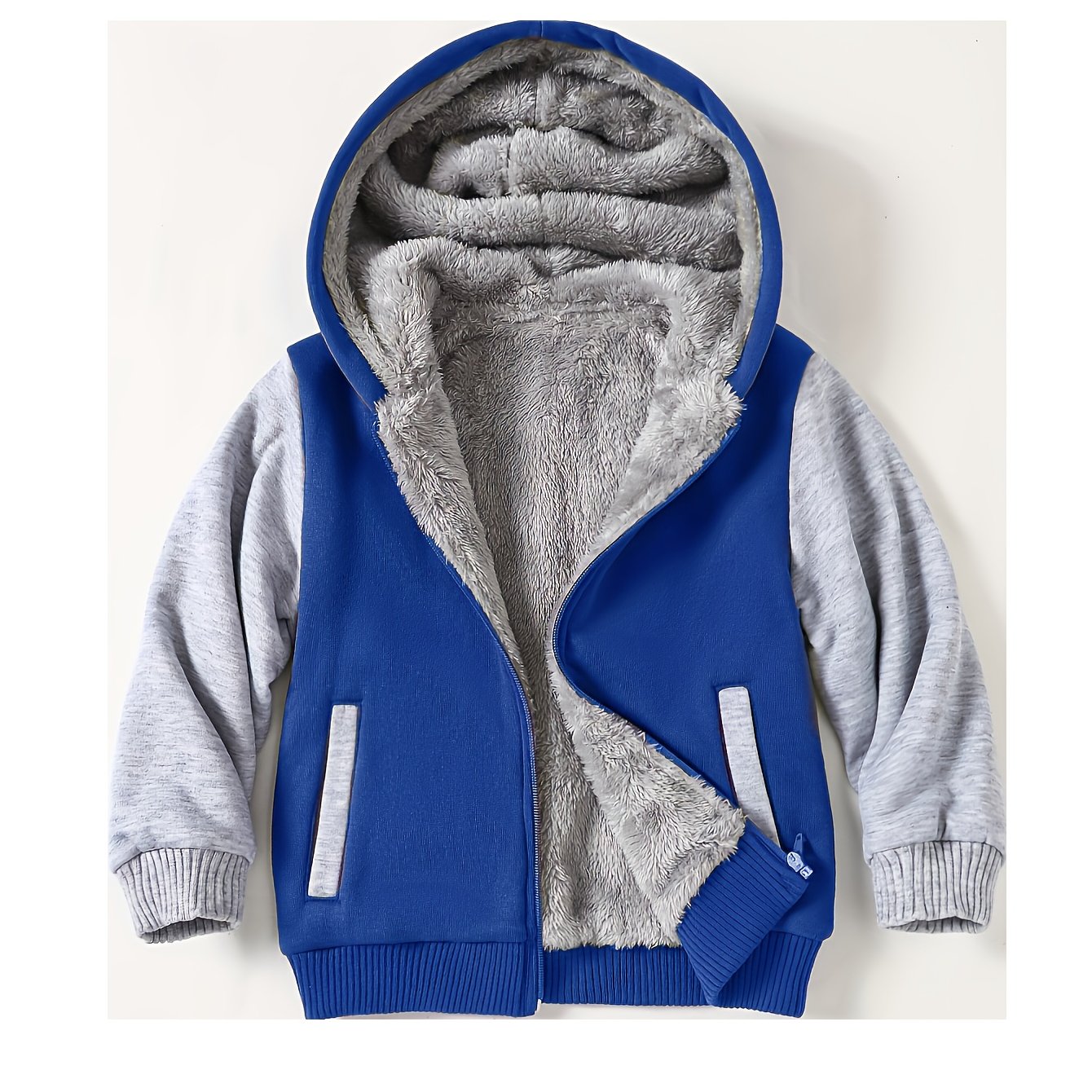 Fashionable Boys' Hooded Sweatshirt Casual Casual Attire Versatile Sports Top -lined Sweatshirt Ages 4-14 Boys' Clothing Children's Outerwear Boys' Apparel