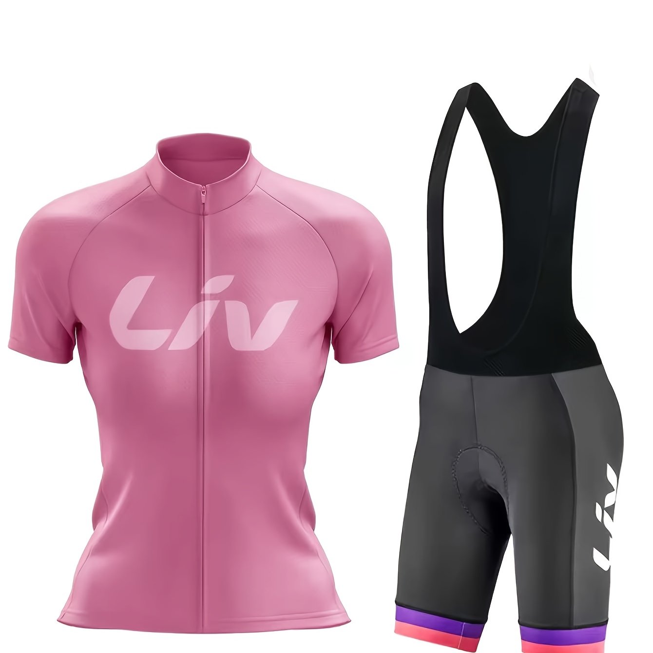 Youth Cycling Suit With Bib Shorts - Breathable Quick-drying Road Cycling Clothing, Suitable For, Summer Outdoor Sports Equipment, Perfect For Outdoor, For Teenager