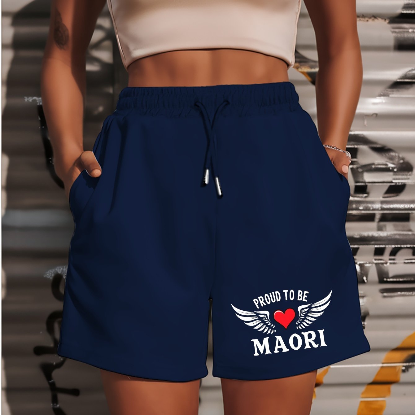 TEMU Be Maori 2025 New Women's Shorts Summer Casual Versatile Medium Pants S American Trendy Outer Wear Five-level Pants Summer Beach Pants