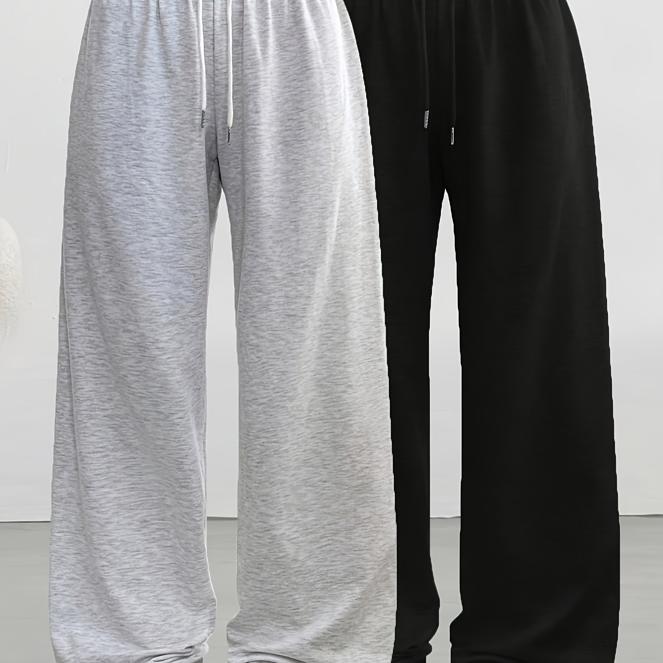 TEMU Set pezzi Pantaloni sportivi casual da donna, Joggers facili da infilare con coulisse per estate , Abbigliamento casual a larga
