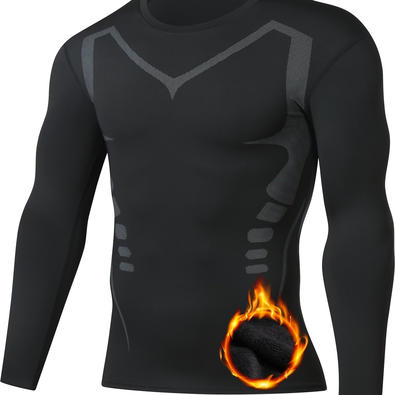 TEMU Velvet Science Fiction Long Sleeve, Men' Outdoor Suit