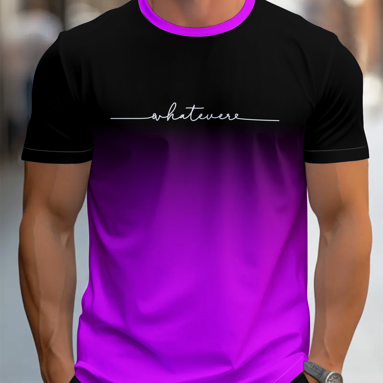Image of Men's Short Sleeve T-shirt With 3d , Suitable For All Adult Men And Teenage Boys