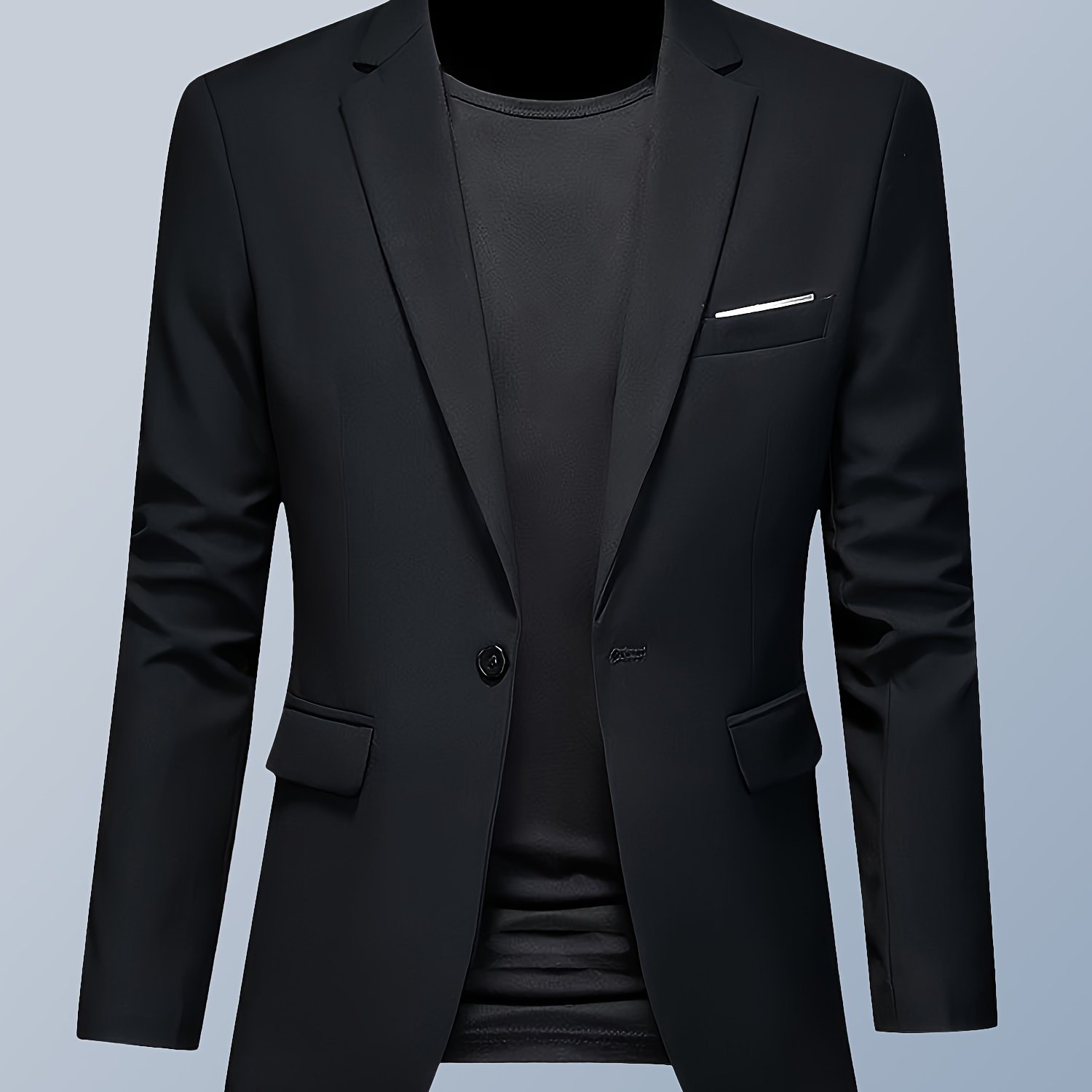 TEMU Giacca da completo monopetto e business casual - Design tridimensionale, capospalla estivo multifunzionale per ufficio e , completo da monopetto