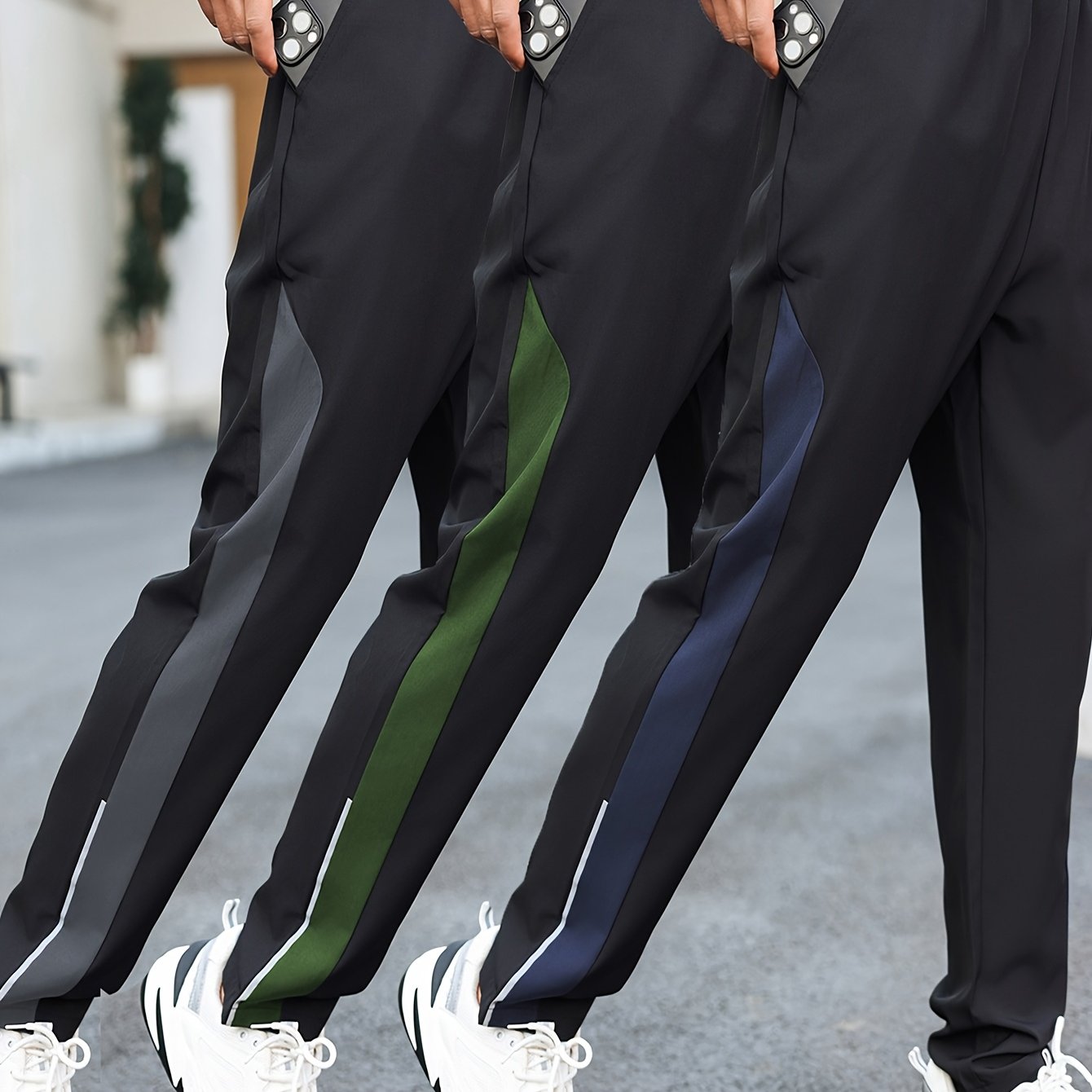 TEMU 3pcs Men's Casual Sport Pants, Men's Fashion Trousers, Running Pants