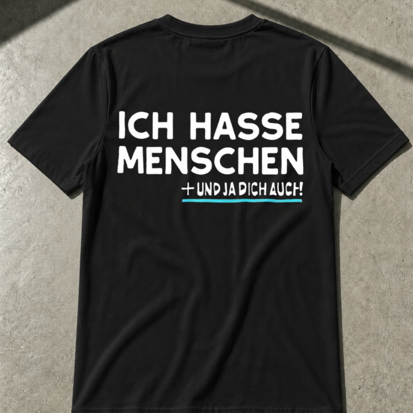 I Hate People You Too Men's Back Print T-shirt Unisex Tee