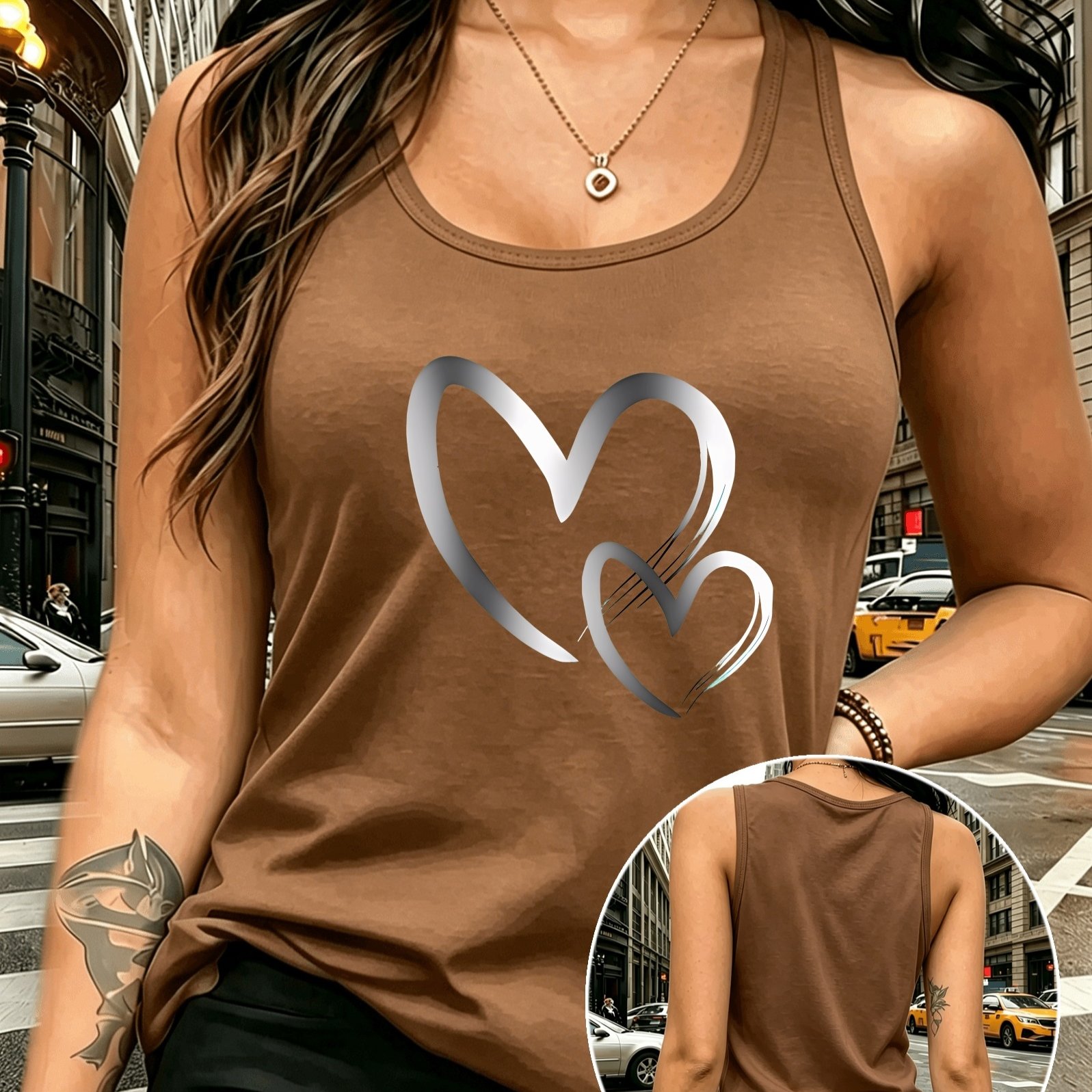 TEMU Y2k, Women's Sleeveless Vest, Easy And Fashionable, Casual Trendy, Women's Spring Summer Casual Wear S, M, L, Xl, Xxl 6463