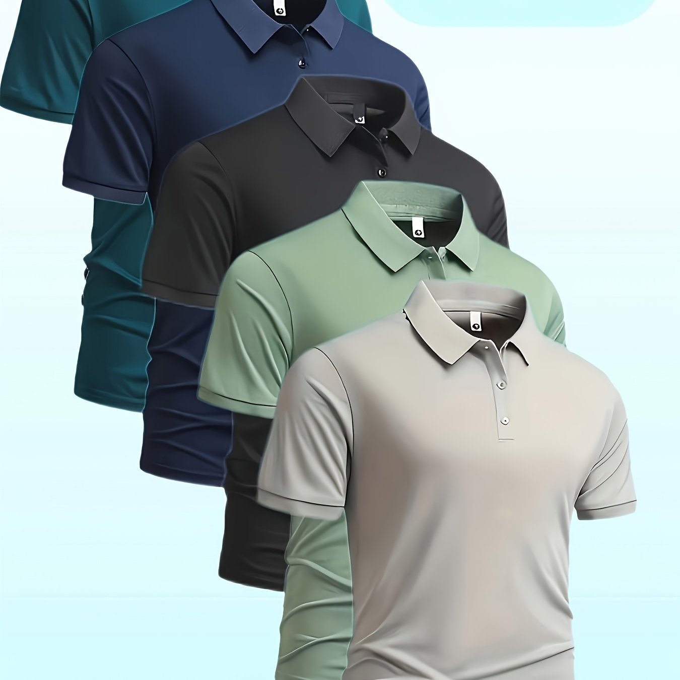 TEMU A Great Value Five-piece Set. Solid Makes It A Stylish And Casual Set. It In And Of High-quality Fabric. Suitable For Business, Travel, Work,