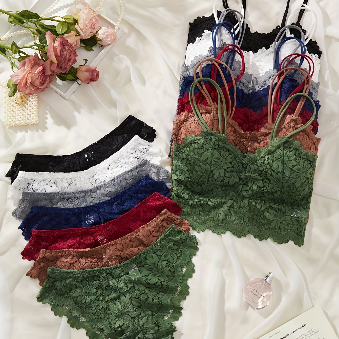 Sexy Lingerie Set With 7 Color Combinations