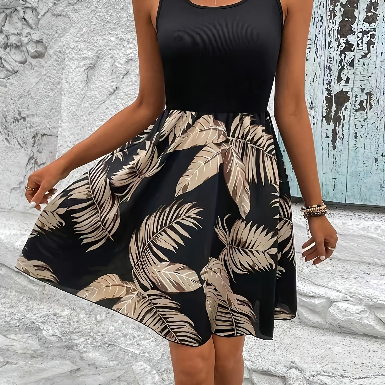 Women's Print, Beach Dress