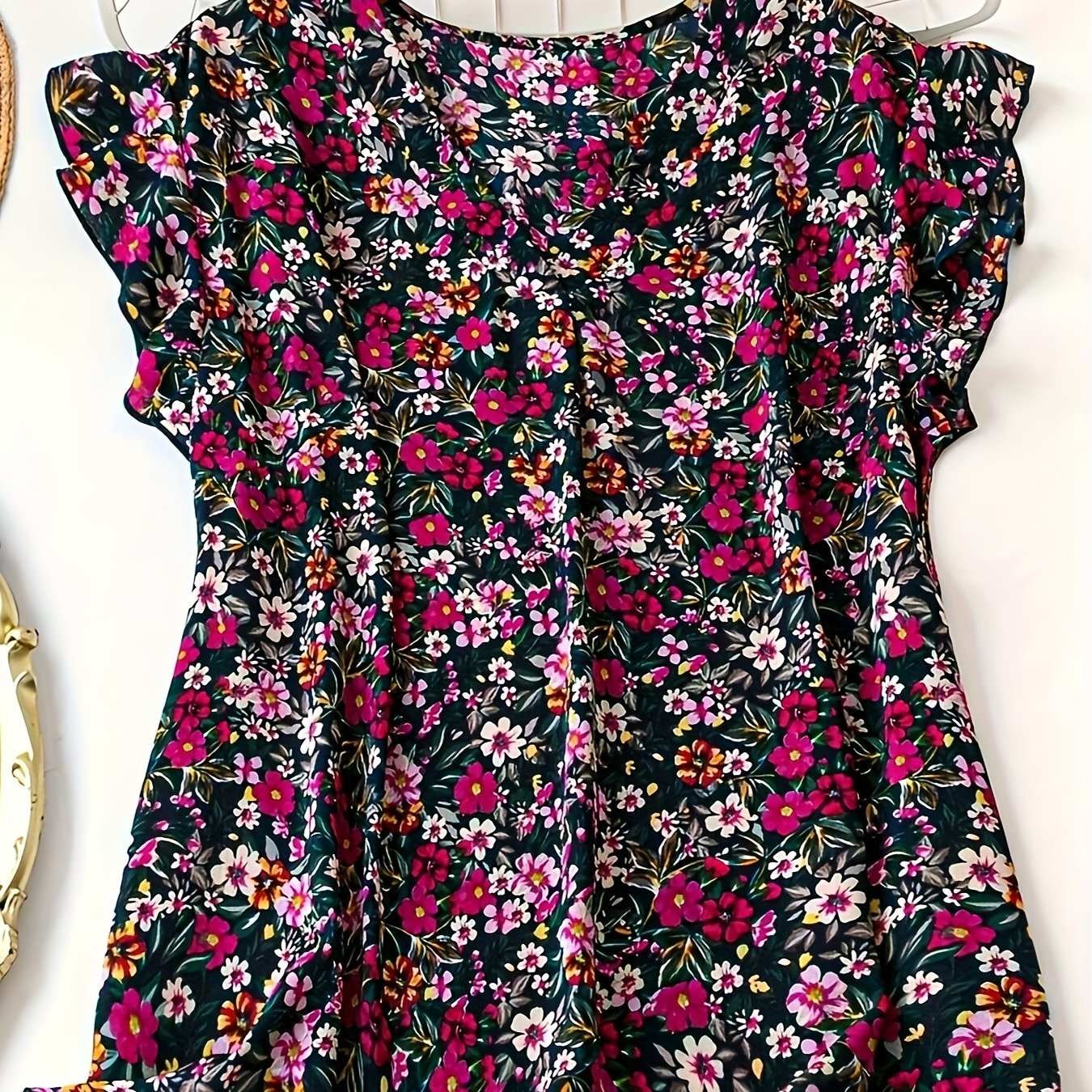 Image of Plus Size - Style Floral Shirt