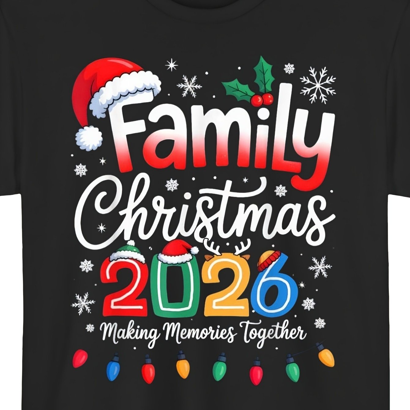 Temu – TEMU Men’s 2026 Christmas T-shirt Family Matching Black Christmas Shirts Funny T-shirts Men Graphic Tees Men Men’s T-shirts Most Christmas Shirts