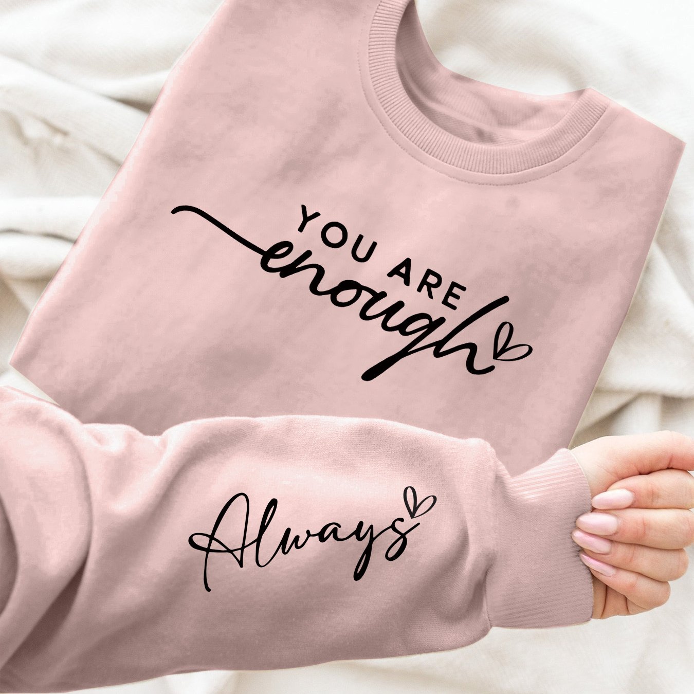 TEMU Letter Print Sweatshirt, Crew Neck Casual Sweatshirt For Fall & Spring, Women's Clothing