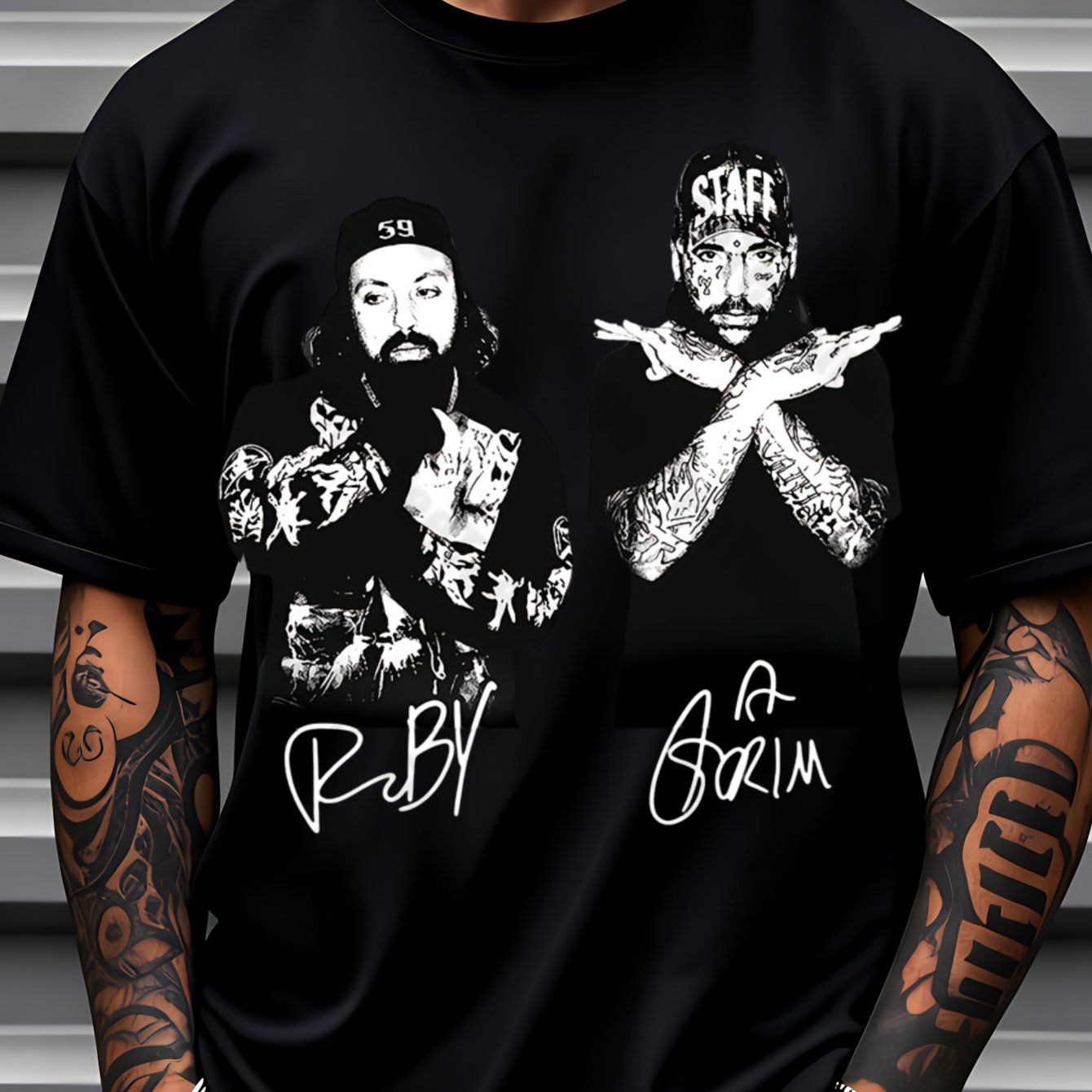 Image of Vintage Suicid Ebo Ys 2025 Shirt G59 Merch Ruby Da Cherry Design Artist Round Neck For Concerts Attire Fit Raphip Hop Fan Apparel Creative Tee
