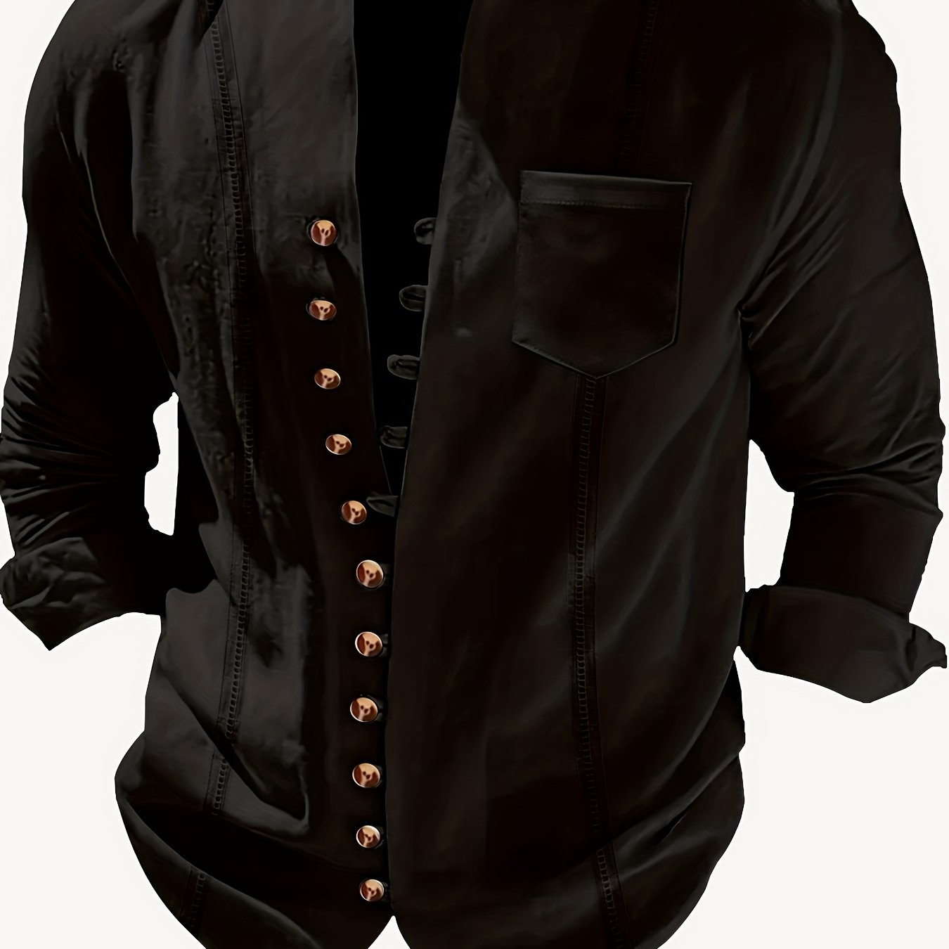 Autumn Trendy Men's Vintage Casual Loose Long-sleeve Shirt