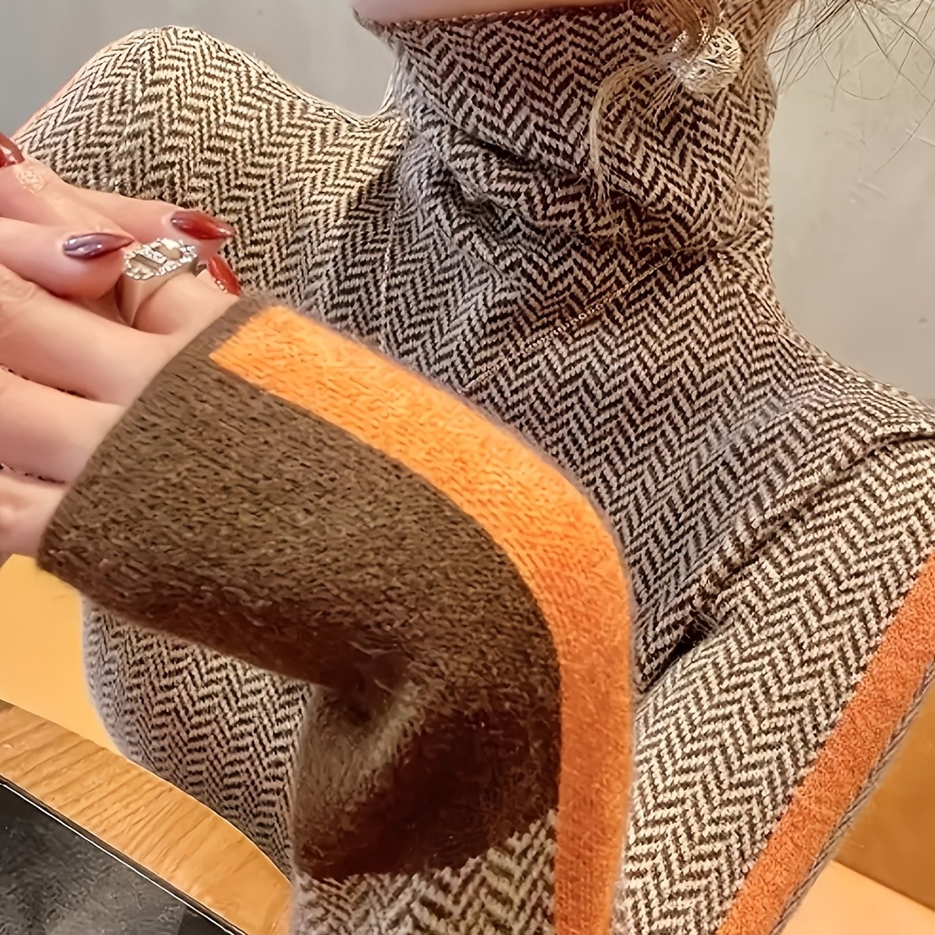 New Year's Red High-end Sweater Women's High-neck Base Shirt Fashionable New Autumn And Winter Inner Wear