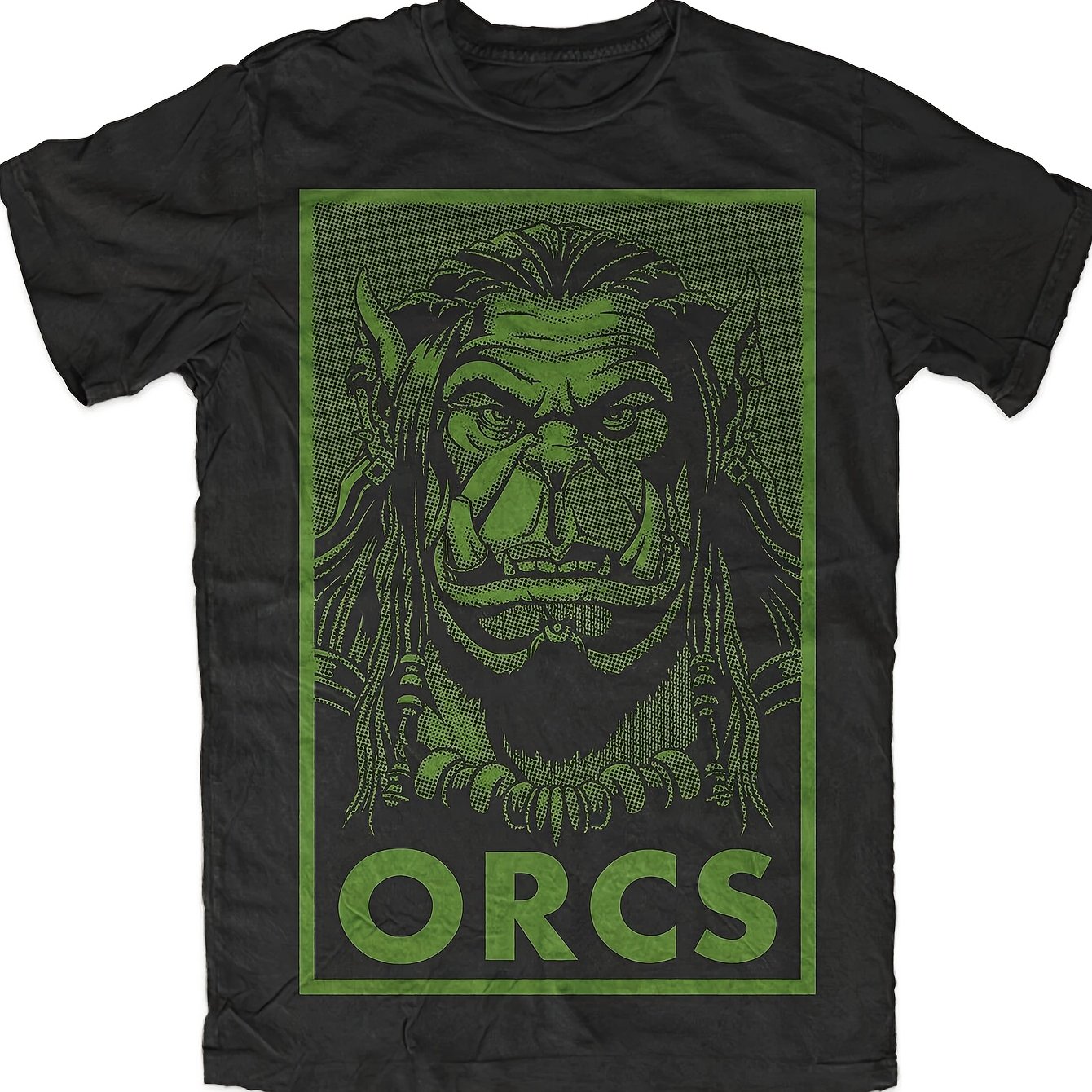 Orc Premium T-shirt Black Gamer, Horde, , Geek, Nerd, Style
