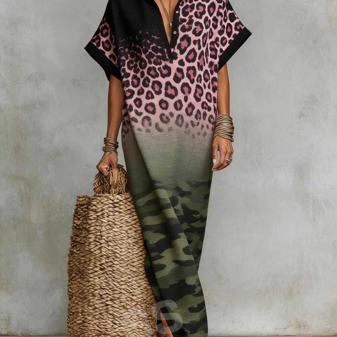 New Arrival Women's Summer Dress, Floral Print, Elegant And Sophisticated, Made Of Polyester, Machine Washable, Perfect For Summer Vacations And Casual Attire, 2d Flat Print., 2d Flat