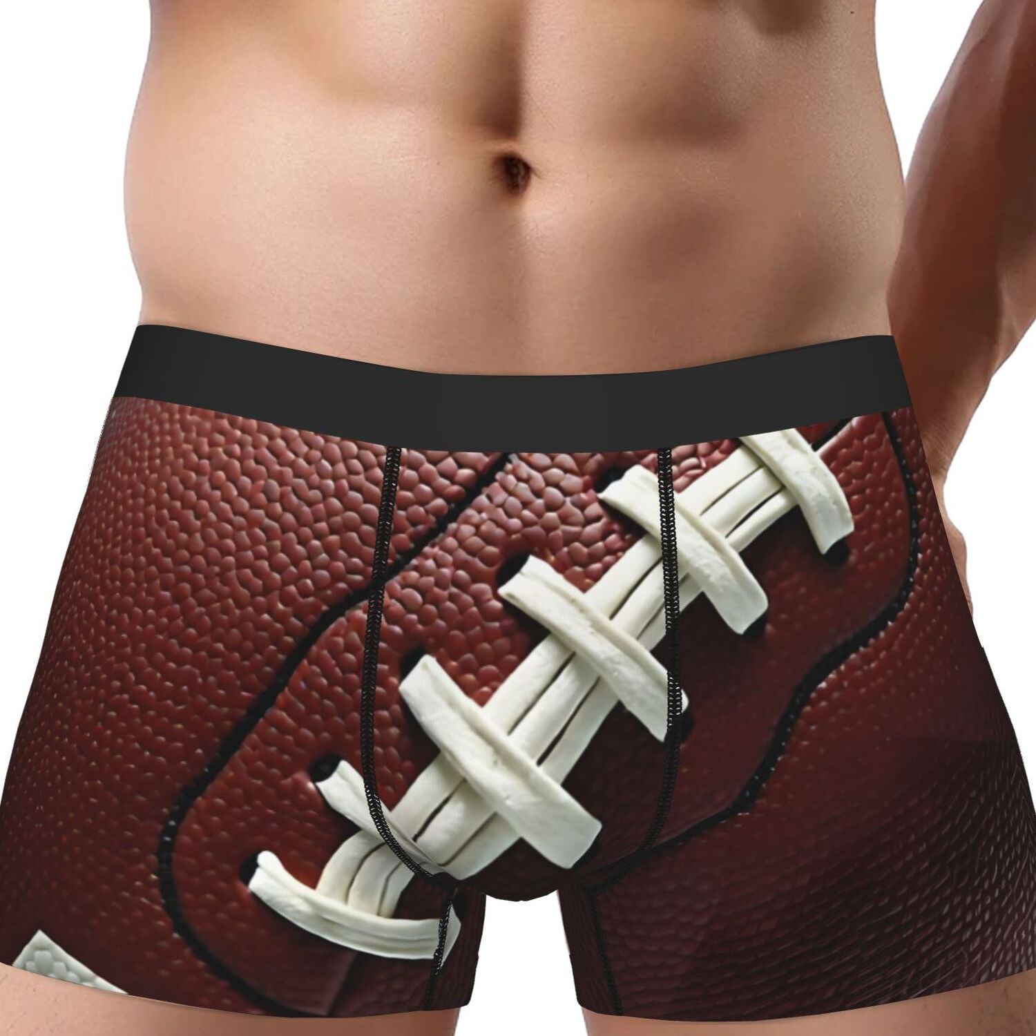 TEMU 1pc American Football Sporty & Underpants Homme Panties For Man Underwear Sexy Shorts Boxer Briefs
