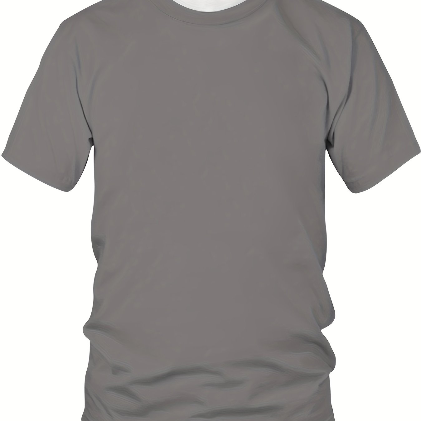 TEMU Plus Size Men's Casual Sweatshirt | Solid Color T-shirt | White T-shirt | | -shirt | Burgundy T-shirt | Blue T-shirt | -shirt | Gray T-shirt |