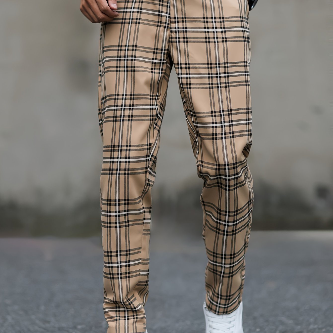 Men's Trousers/men's Checkered Trousers/men's Individual Casual Trousers