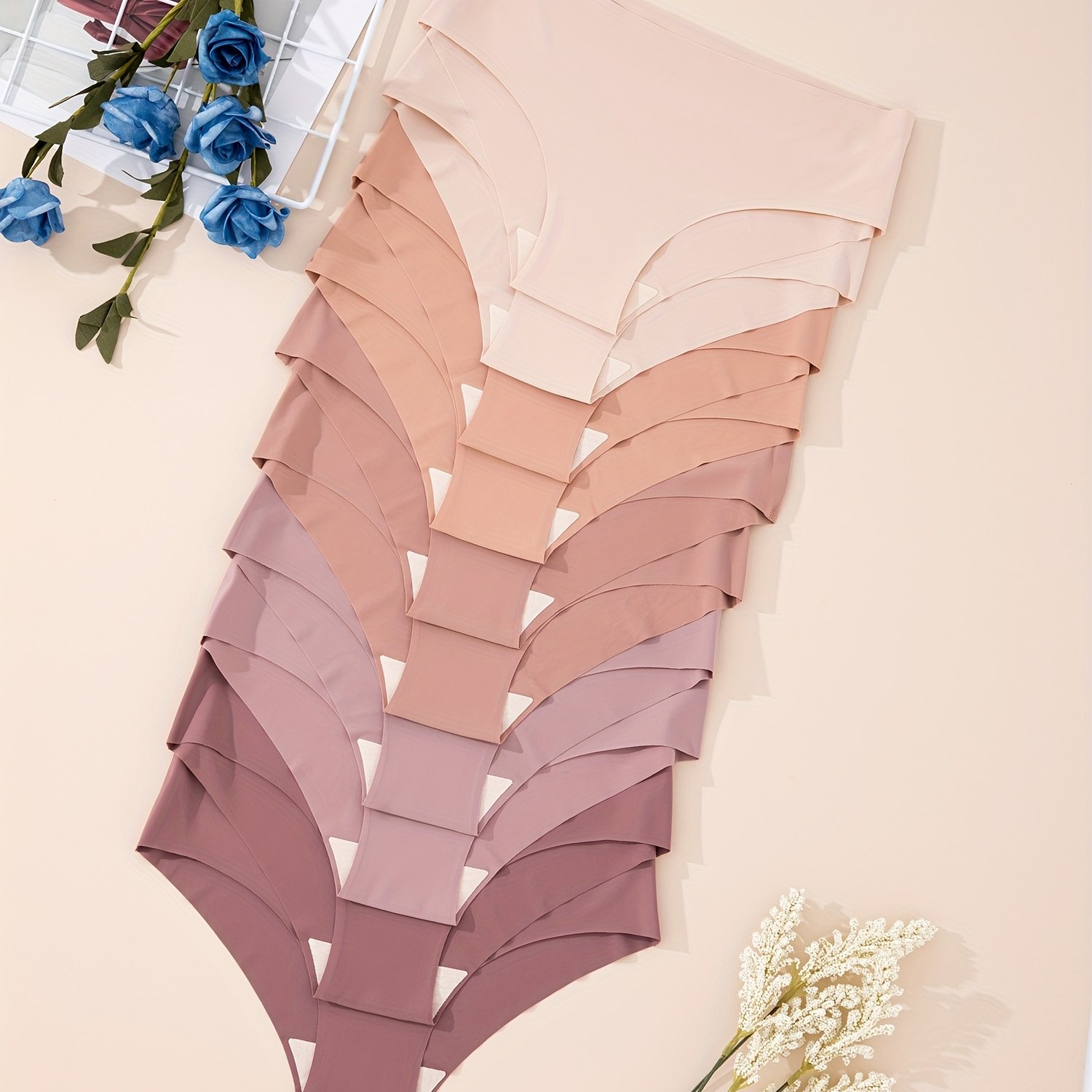 10-pack Ladies' Underwear Big Briefs Underwear And More Comfortable Than Keeny Ladies' Underwear Buns Solid Color Ladies' Underwear Leggings Seamless Underwear Ladies' Underwear
