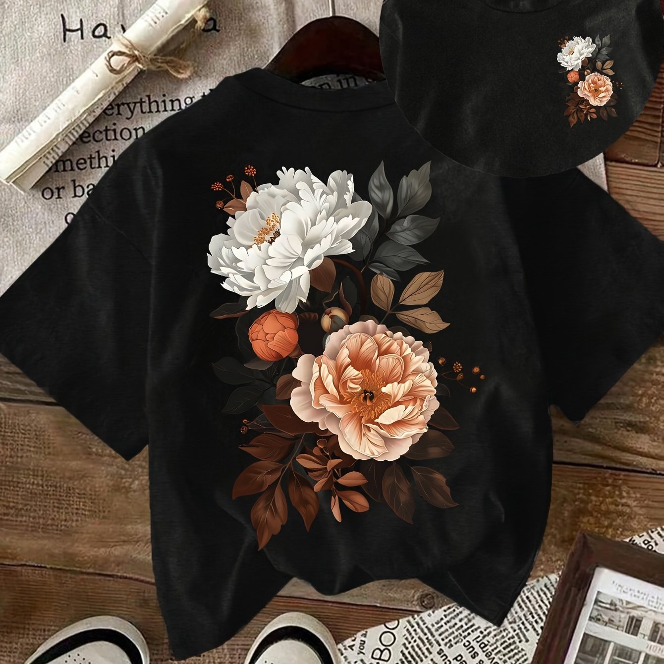 E-shop Westlicher Stil Neue Vielseitige Damen Freizeit Sportliche Kurzarm