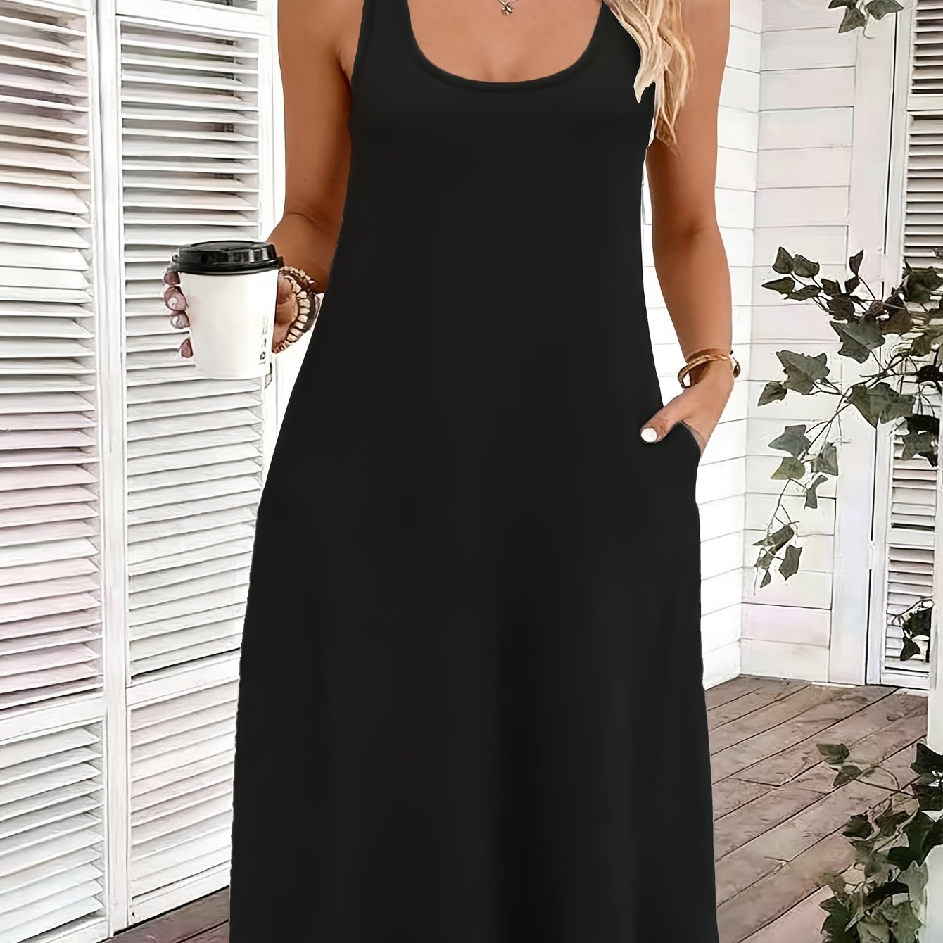TEMU Plus Size, Fashion Women's Plus Size New Casual Dress