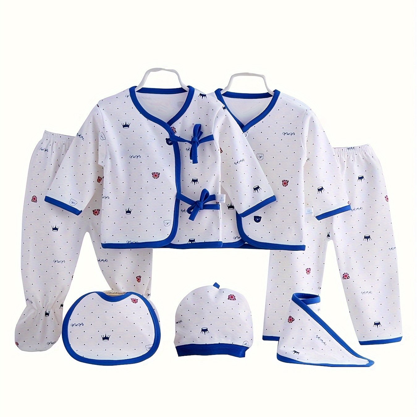 Lolmot Newborn Baby Pajamas with Cuffs, Baby Girls Boys Clothes