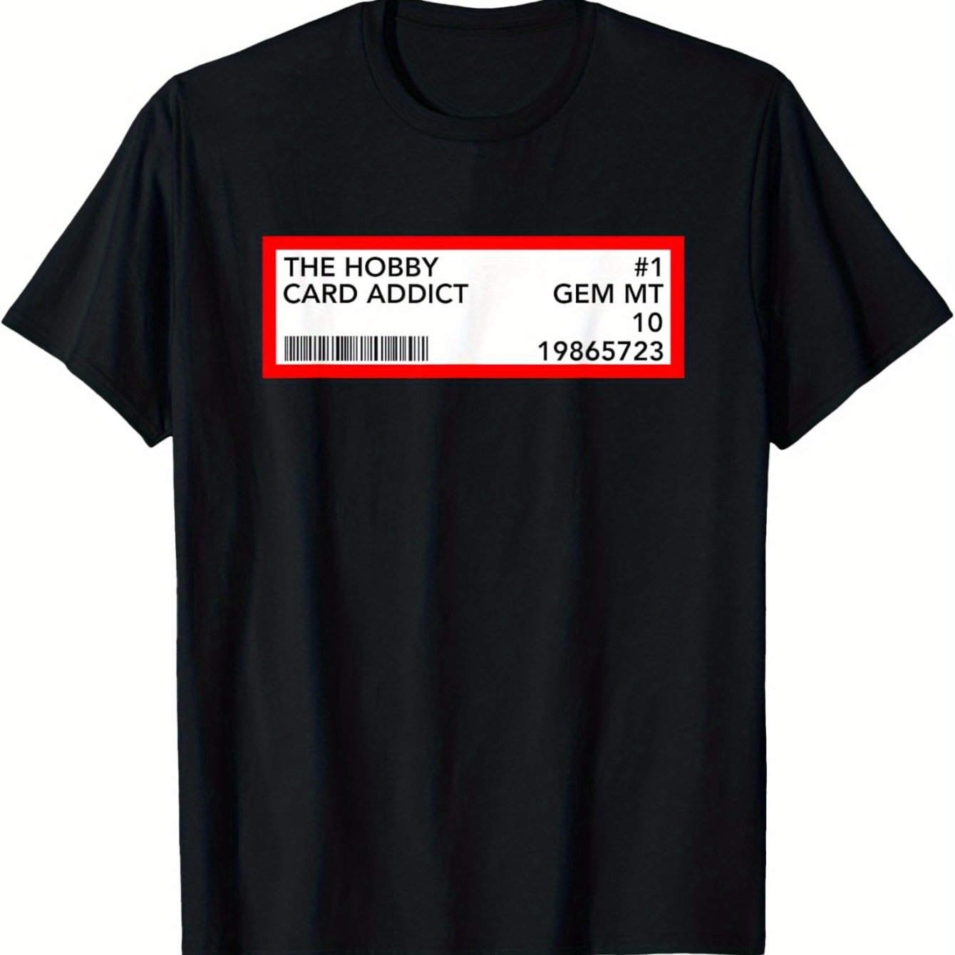 TEMU Funny Gem Grade Baseball Card Grade Trading Cards Mens T-shirts