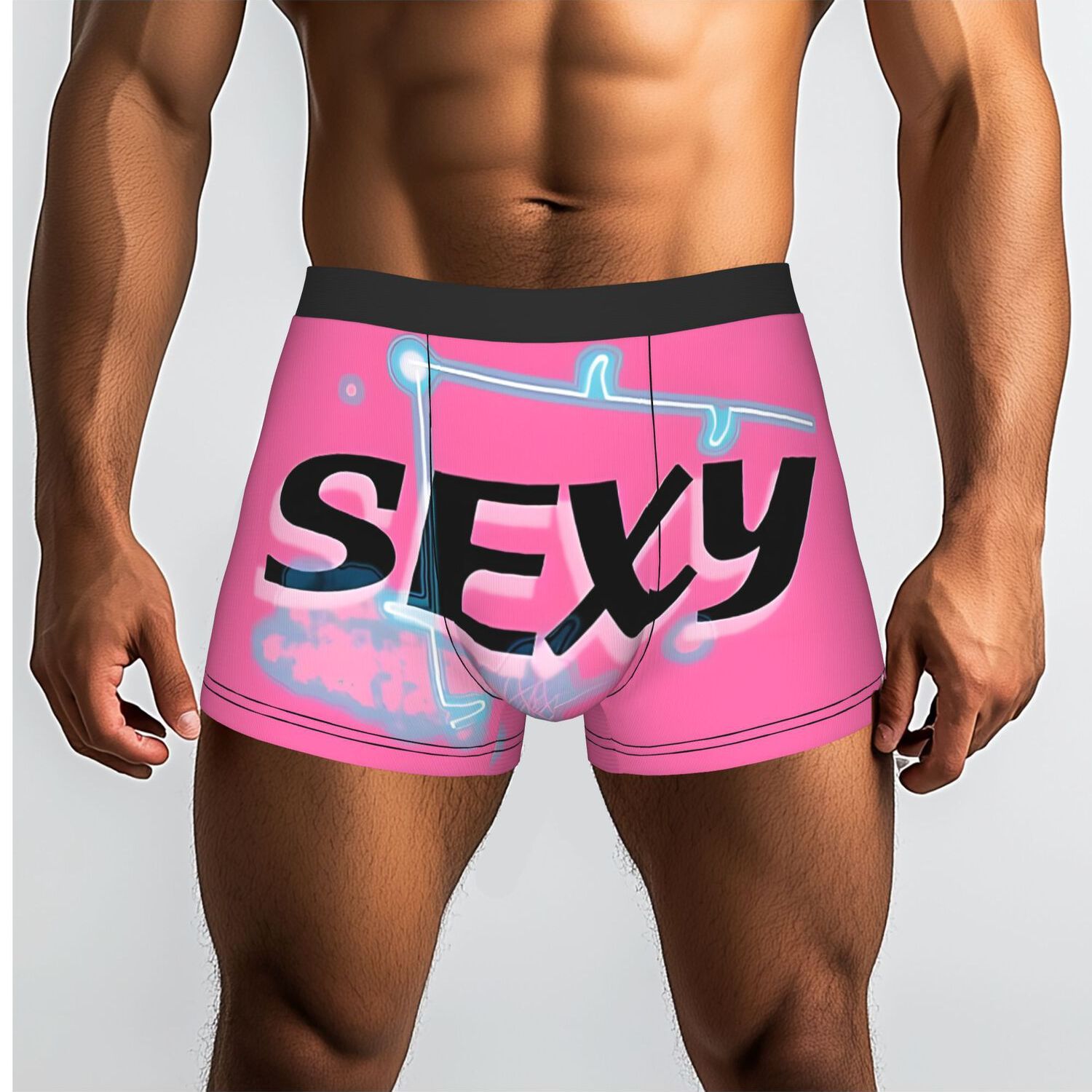 TEMU 1pc Sexy Underpants Breathbale Panties Men's Underwear Comfortable Shorts Boxer Briefs