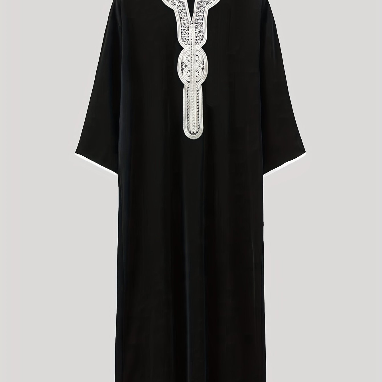 Robe New Style Arab National Loose Casual V-neck Mid-sleeve Jumpsuit