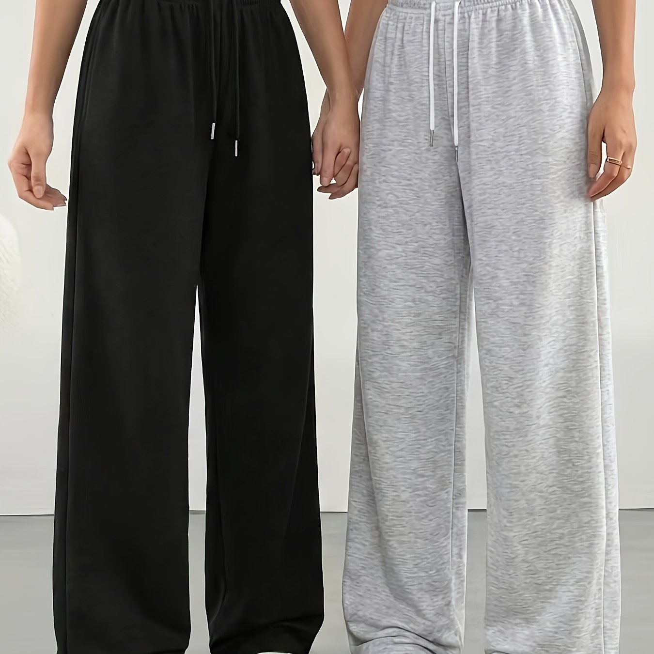 TEMU Two-pack European And Fashionable And Trendy Sports Pants