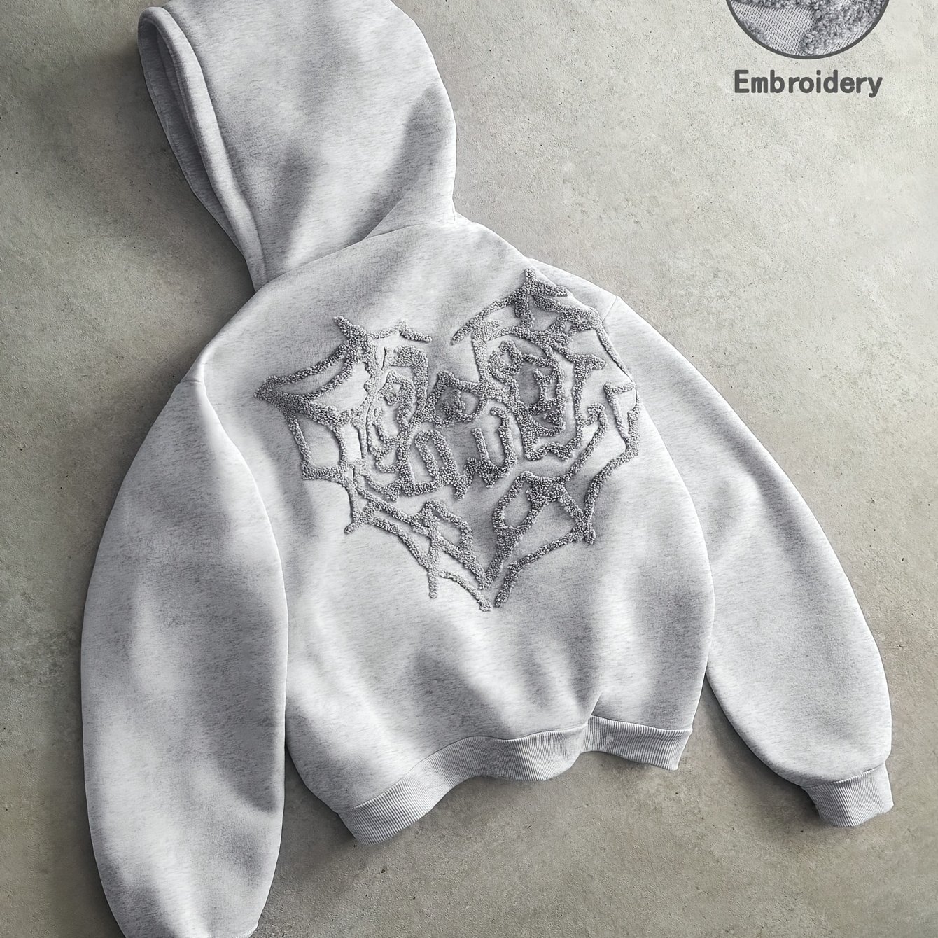 TEMU Men's Streetwear Spiderweb Heart 3d Embroidery Love 3d Embroidery Outdoor Music Festival Daily Friend Gatherings Boyfriend Husband Gift