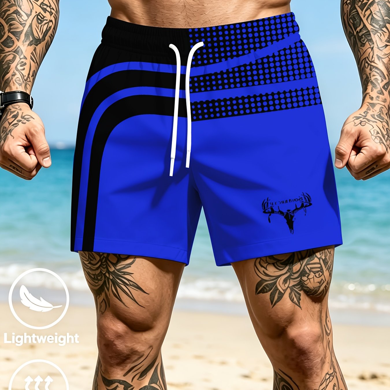 TEMU Découvrez des shorts de plage élégants et créativement conçus, avec pour un look décontracté et . Parfaits pour une tendance et confortable à
