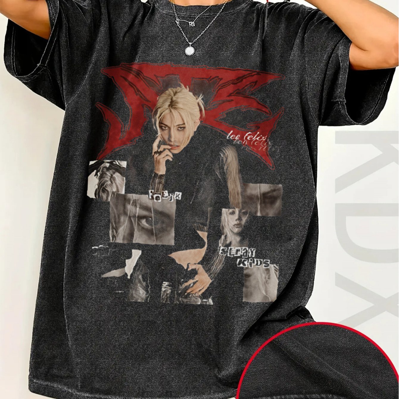Felix Li Longfu Stray Short Sleeve T-shirt Street Ins Korean Version Loose Fit Unisex Product Summer