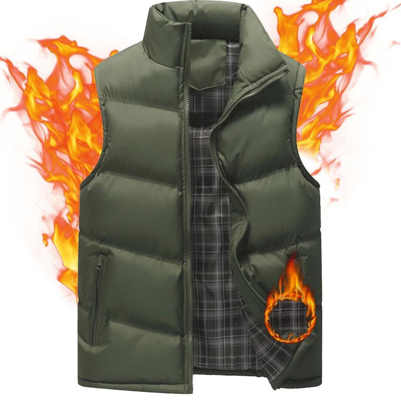 Men's Vest Jacket - Insulated Sleeveless Coat, Suitable For Hiking, Outdoor Vest, Cold Weather Sports Jacket, Ideal For Outdoor Activities In - Autumn And Winter Collection