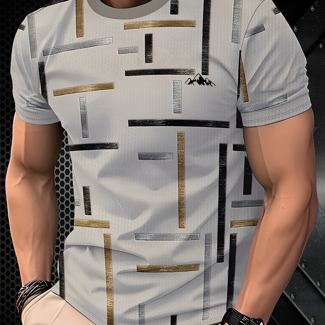 Striped Men's Fashion T-shirt